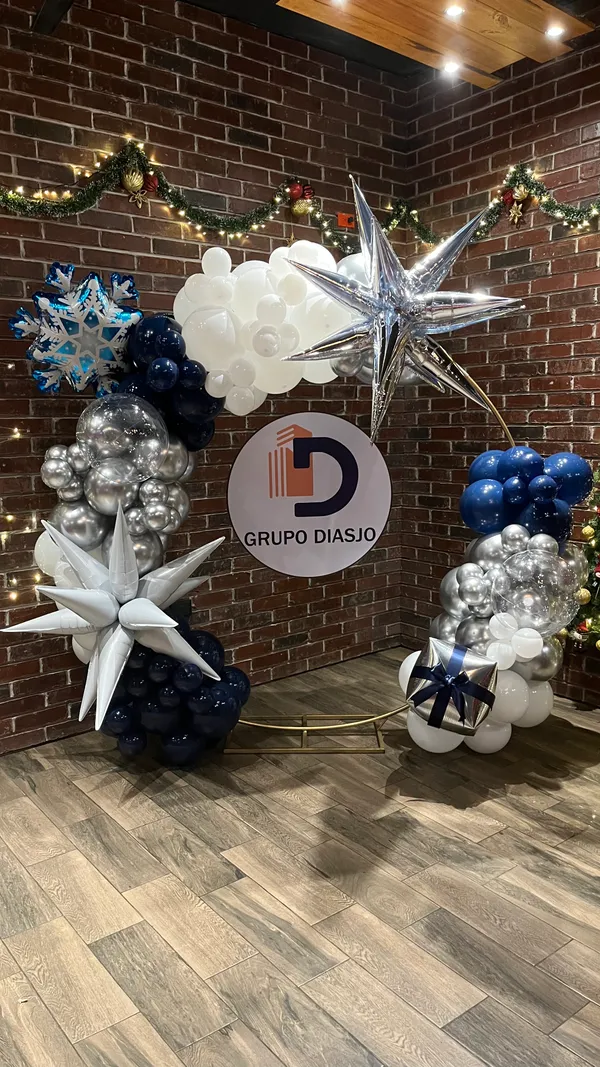 Aro decorado de Hip Hip Balloons