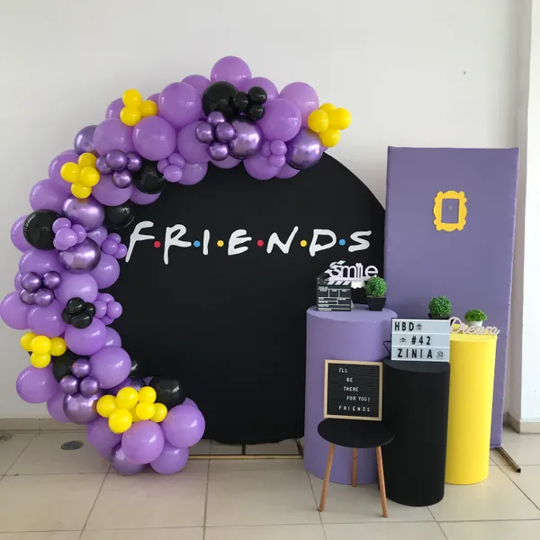 Aro decorado de Hip Hip Balloons