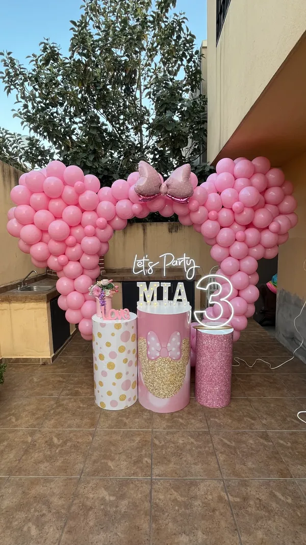Aro decorado de Hip Hip Balloons