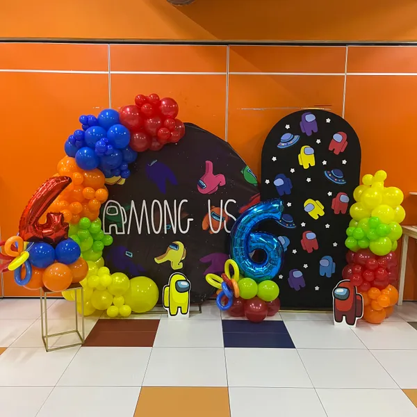 Aro decorado de Hip Hip Balloons