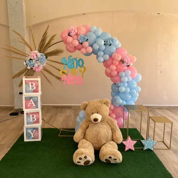 Aro decorado de Hip Hip Balloons