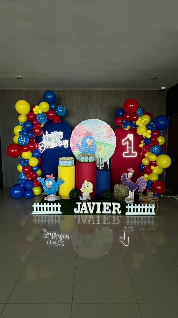 Back circular de Hip Hip Balloons