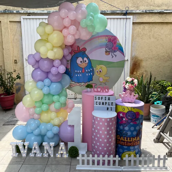 Back circular de Hip Hip Balloons