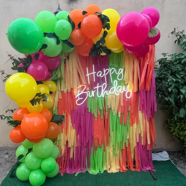 Portería decorada de Hip Hip Balloons