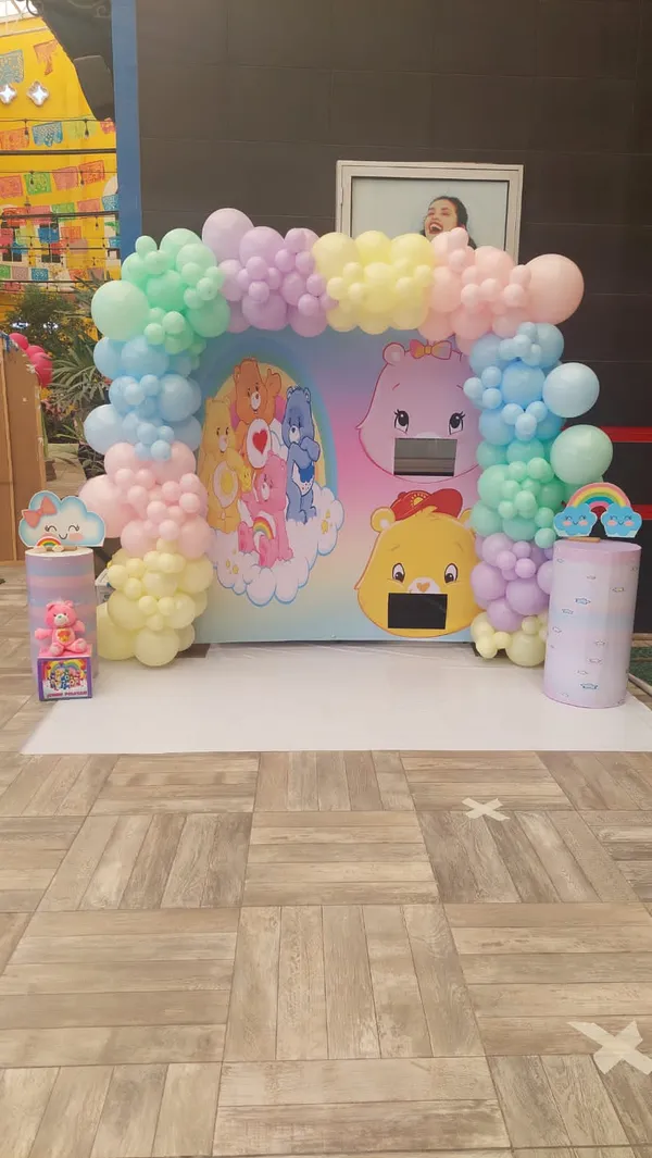 Portería decorada de Hip Hip Balloons