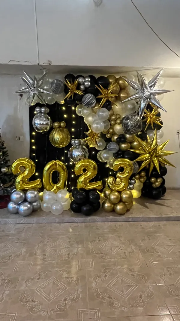 Portería decorada de Hip Hip Balloons